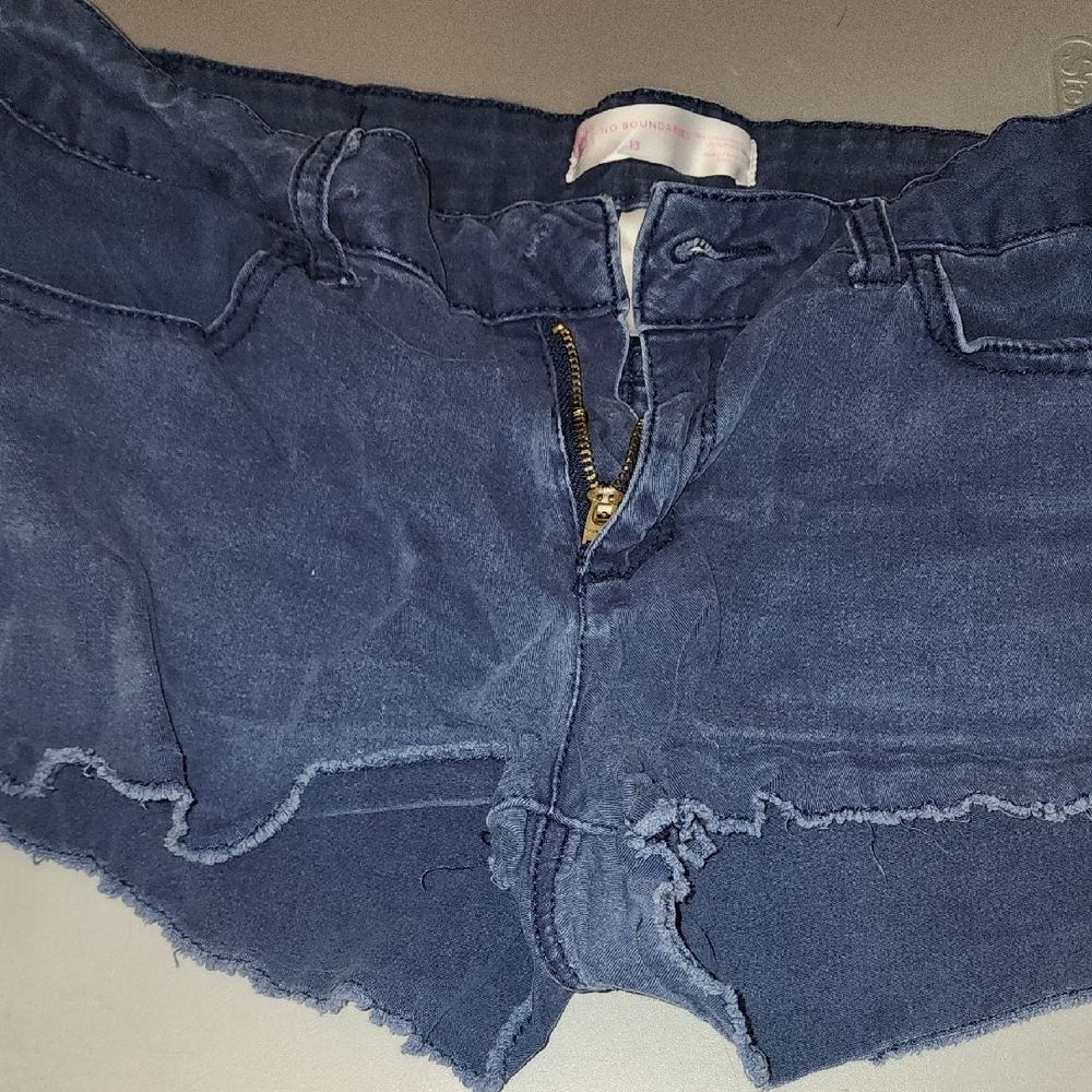 FIRM PRICE No Boundaries Dark Blue Jean Shorts